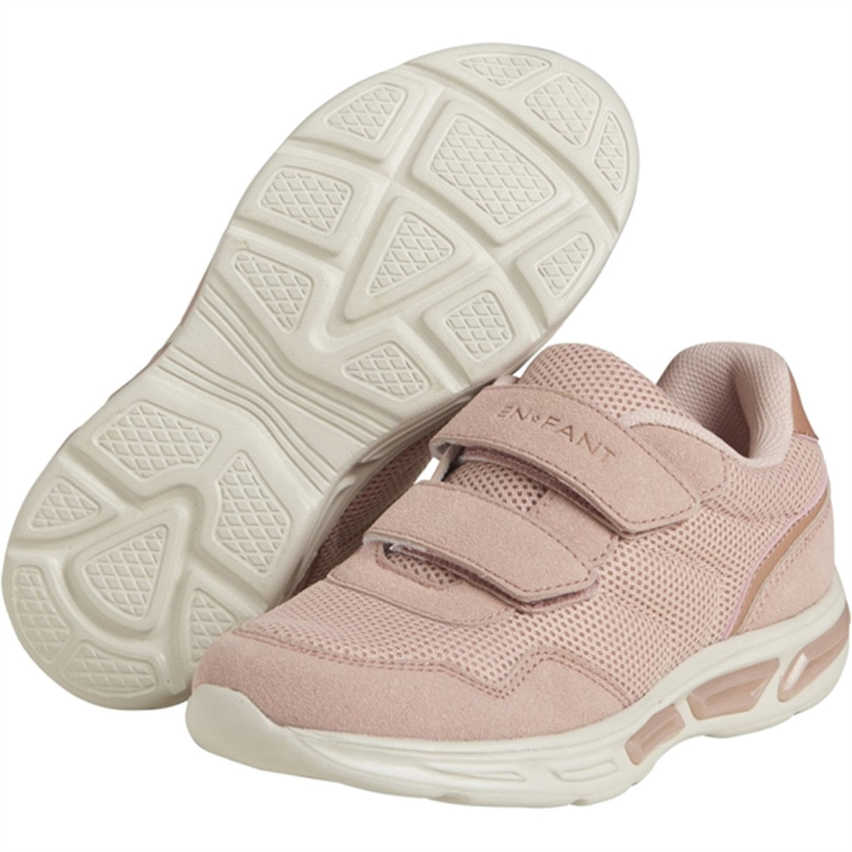 En Fant Sneakers Borrelås m. Lys Misty Rose