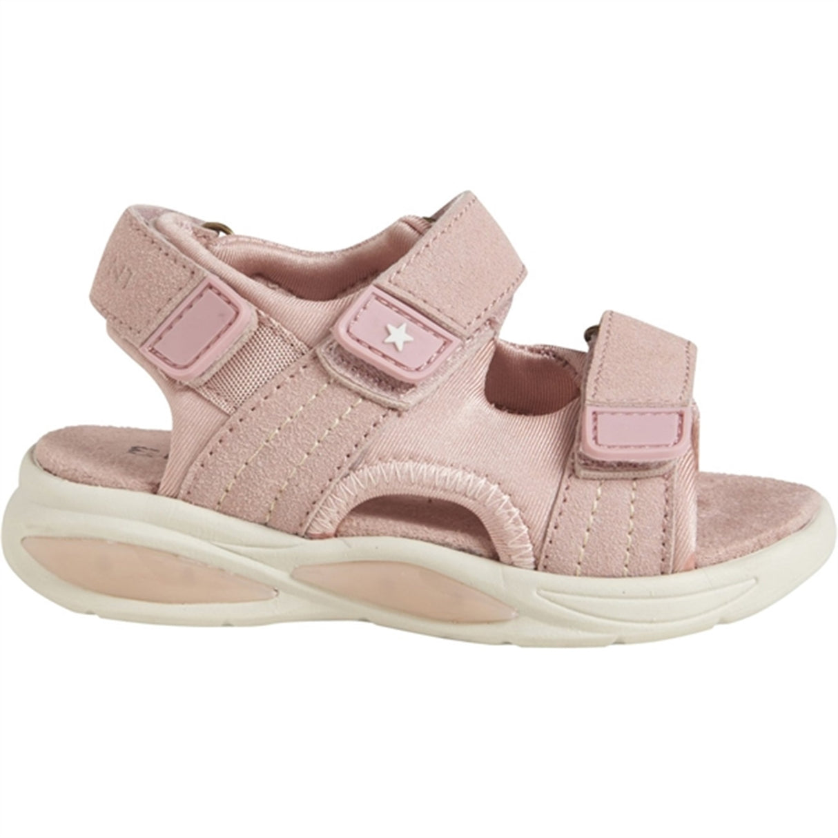 En Fant Sandal Borrelås m. Lys Misty Rose 4