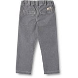 Wheat Denim Stripe Chinos Bukser Aske 2