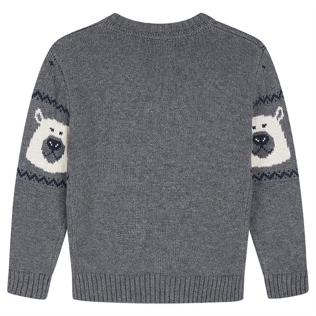 Hust & Claire Mini Wool Grey Pelle Strikk