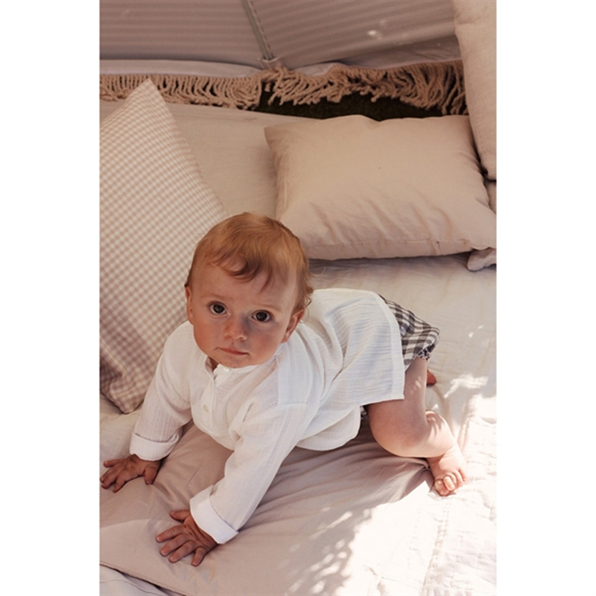 lalaby Natural white Carlo Skjorte Baby