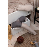 Sebra Strikket Pute Sleepy Croc Seabreeze Beige