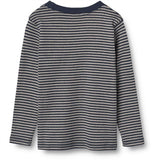 Wheat Navy Stripe Mads Pyjamas 4