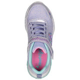 Skechers Flutter Heart Lights Sneakers Lavender Multicolor