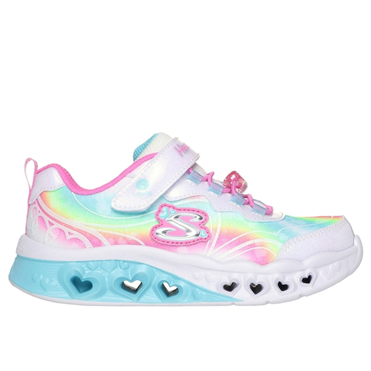 Skechers Flutter Heart Lights Sneakers White Multicolor