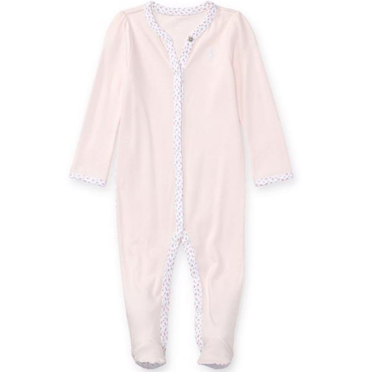 Polo Ralph Lauren Baby Girl One Piece Coverall Floral Delicate Pink