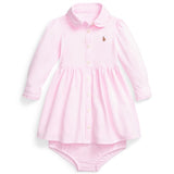 Ralph Lauren Baby Solid Kjole Carmel Pink