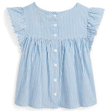 Polo Ralph Lauren Girl Bluse Blue White