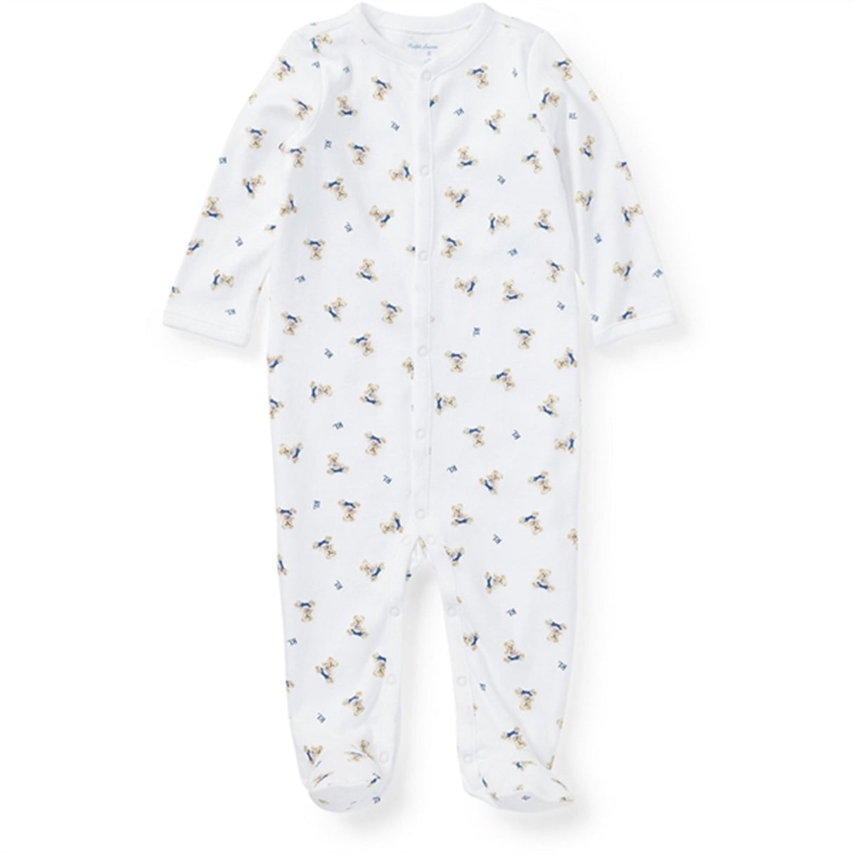 Ralph Lauren Baby Boy Heldrakt White/Blue Multi