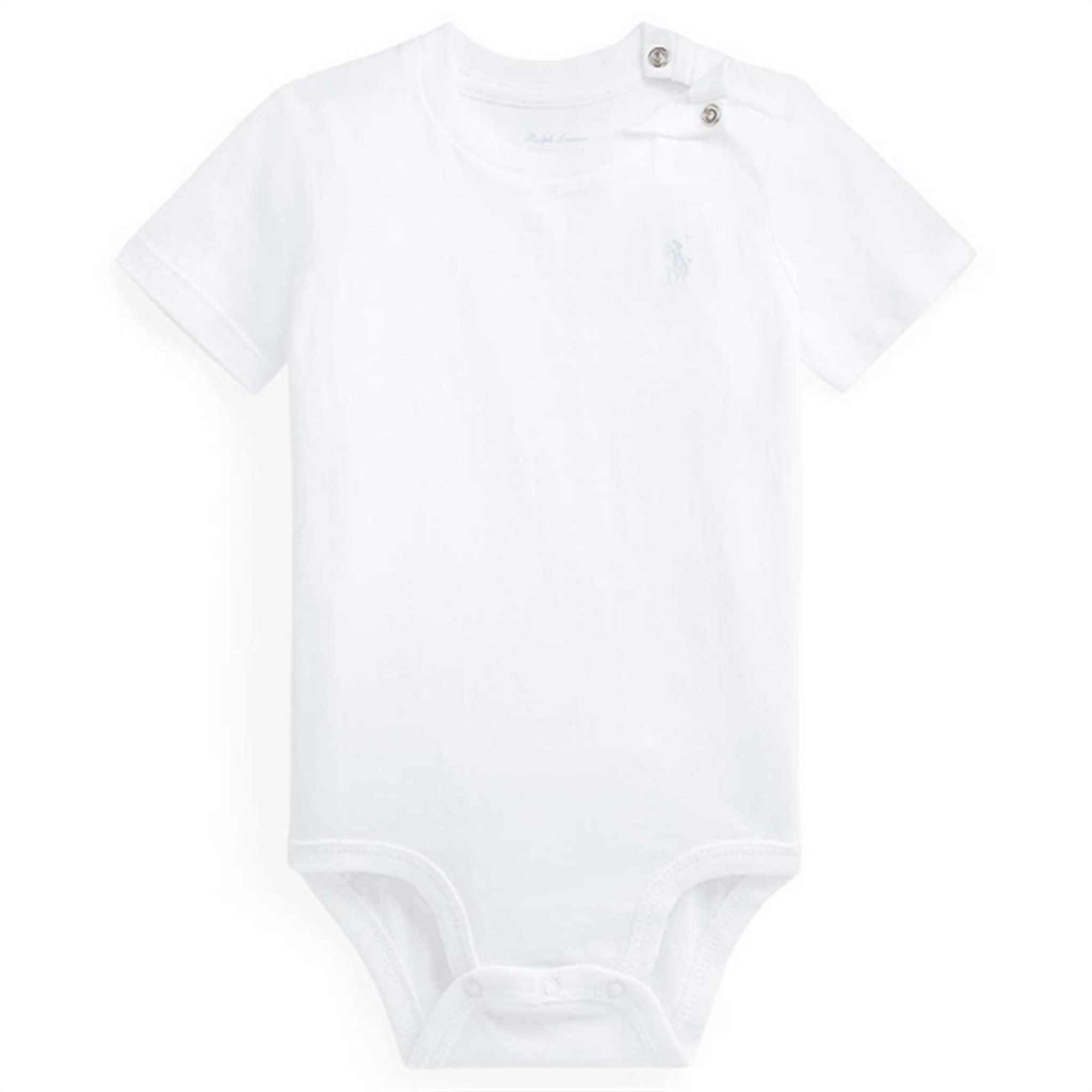 Polo Ralph Lauren Baby Boy Short Sleeved Bodystocking White