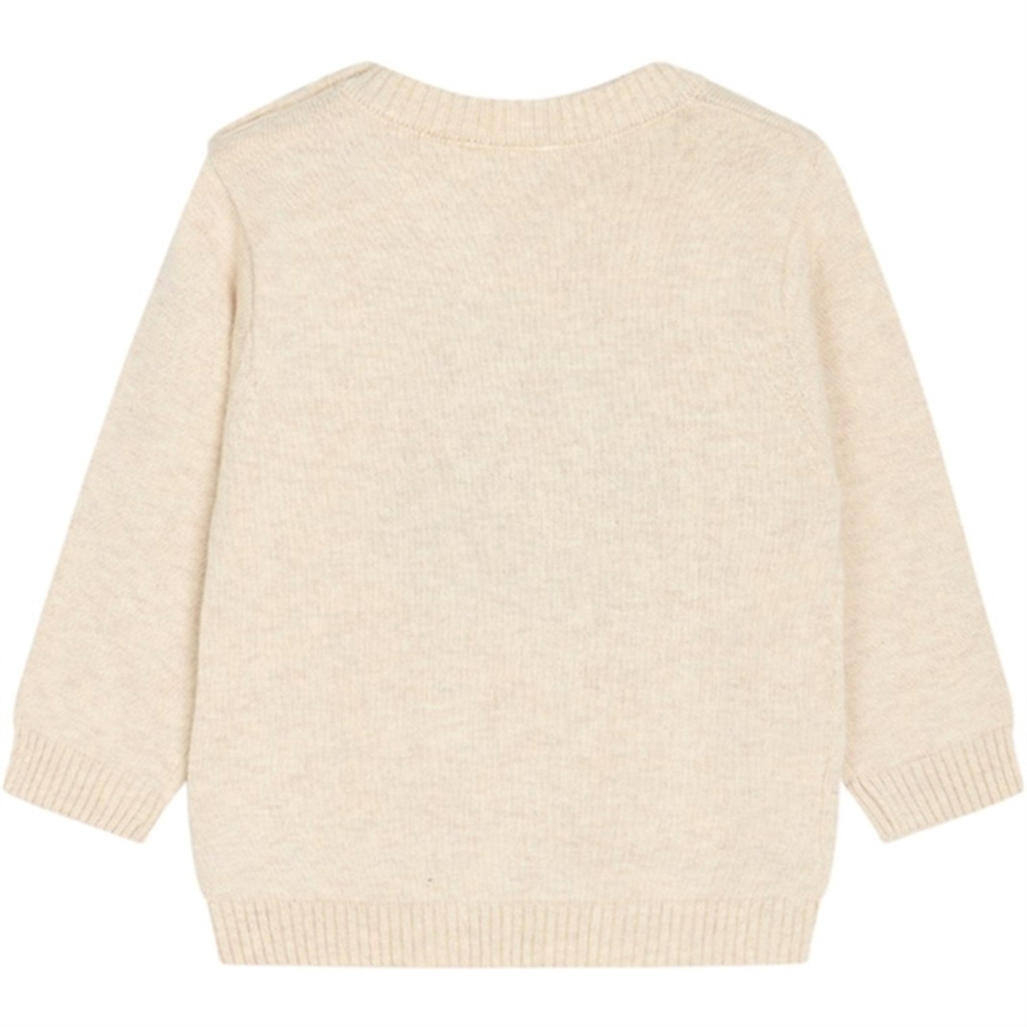 Hust & Claire Baby Wheat Melange Pilou Strikk Sweater 2
