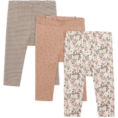 Hust & Claire Baby Café Rose Liva Leggings 3-pakning