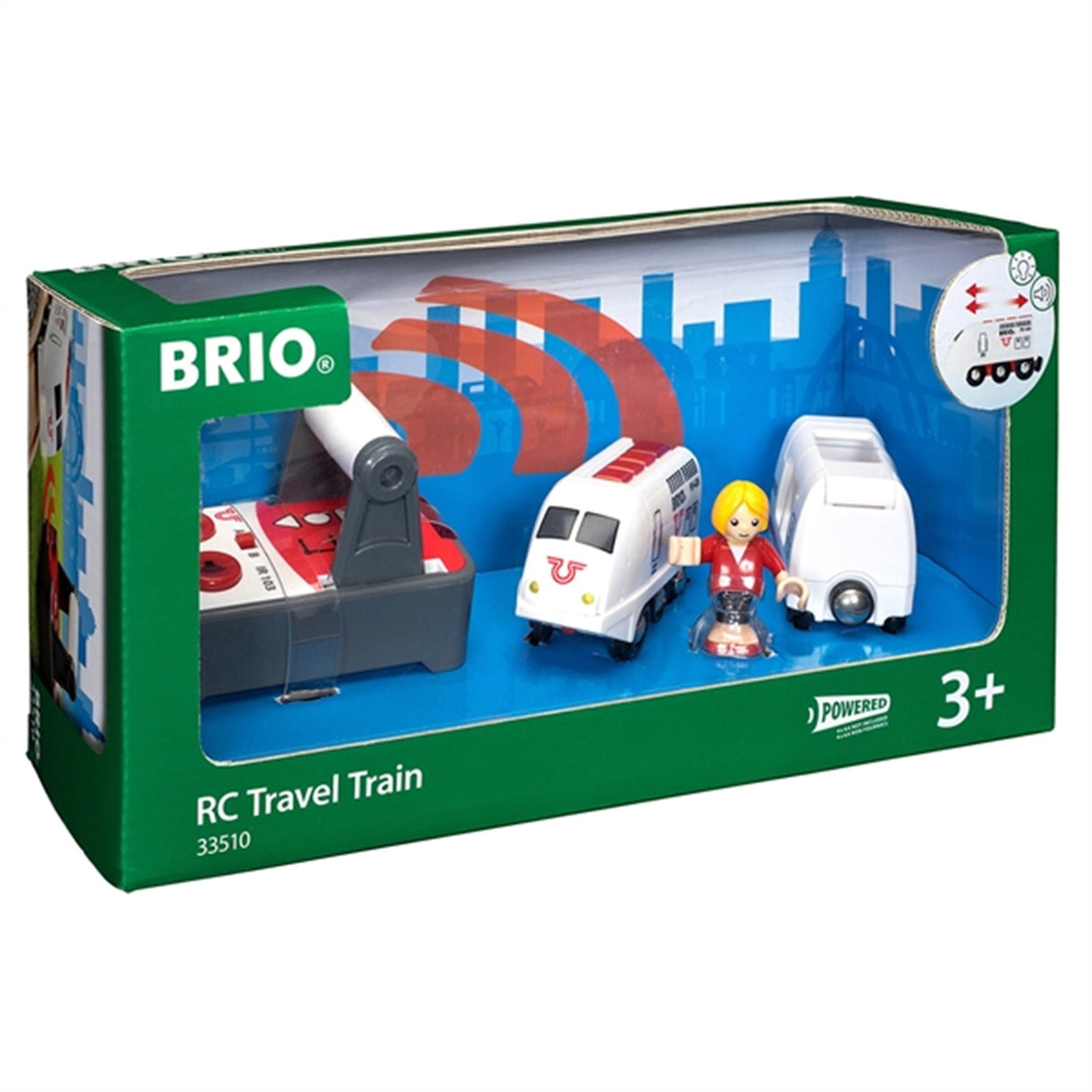 BRIO® Fjernstyret Passagertog