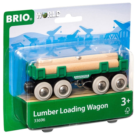 BRIO® Togvogn Med Tømmer