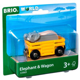 BRIO® Vogn m. Elefant