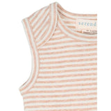 Serendipity Oat/Offwhite Baby Tank Rib Stripe