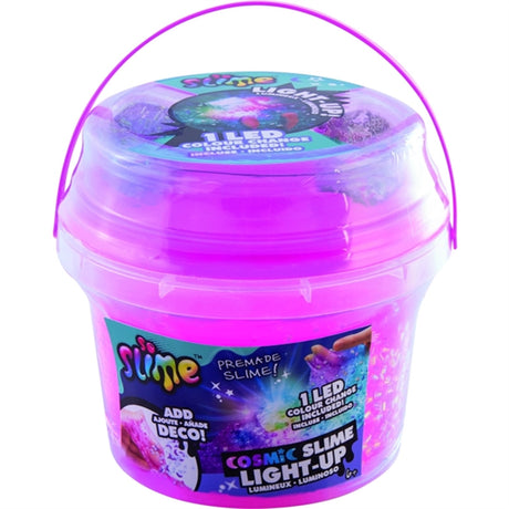 So Slime Glowing Cosmic Slime i Bucket Rosa