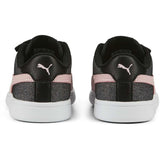 Puma Smash V2 Glitz GlamV Black-Almond Blossom Sneakers