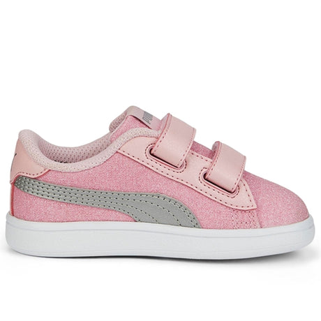 Puma Smash V2 Glitz GlamV Pink-Puma Silver Sneakers 2