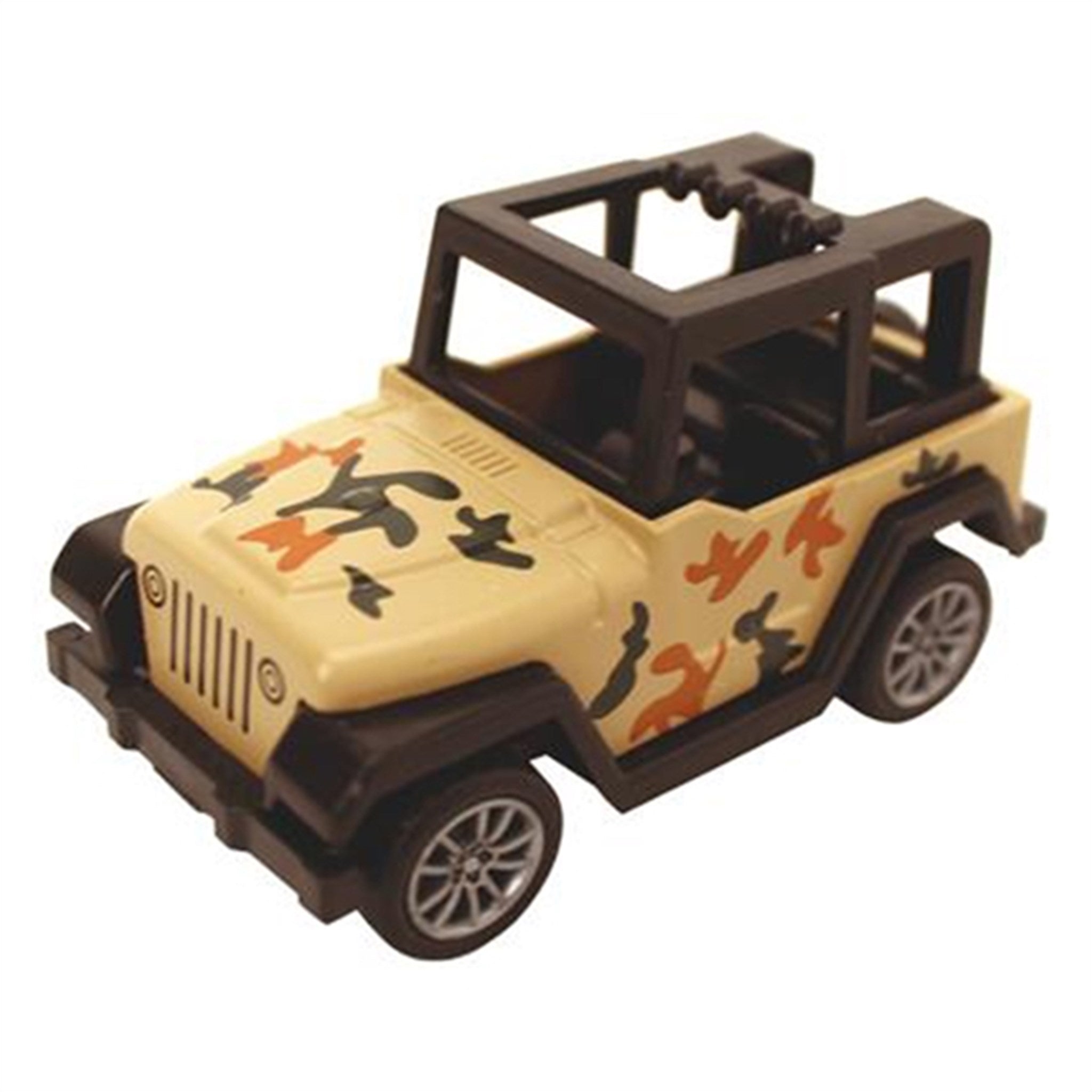 Magni Jeep Militær Bil Med Pull Back - Model 3