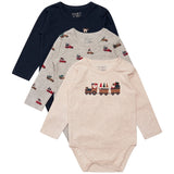 Hust & Claire Baby Navy Bertram Body 3-pak