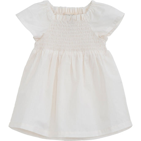 Serendipity Offwhite Baby Smock Kjole