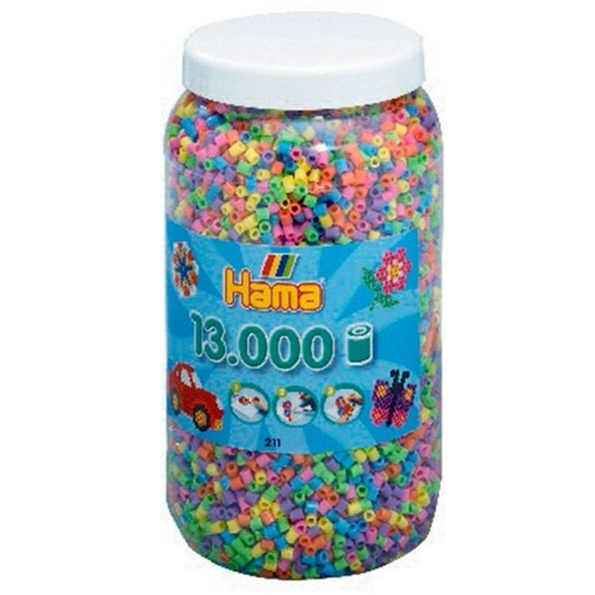 HAMA Midi Pearls 13.000 pcs Pastel Mix