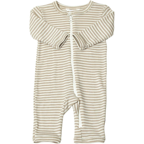 Joha Ull/Silke Beige Stripe Heldrakt