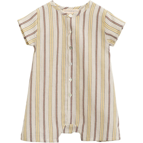 Serendipity Misty Stripes Baby Button Sommerdress