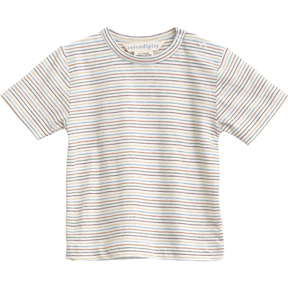 Serendipity Rainbow Stripe Baby Jersey T-shirt