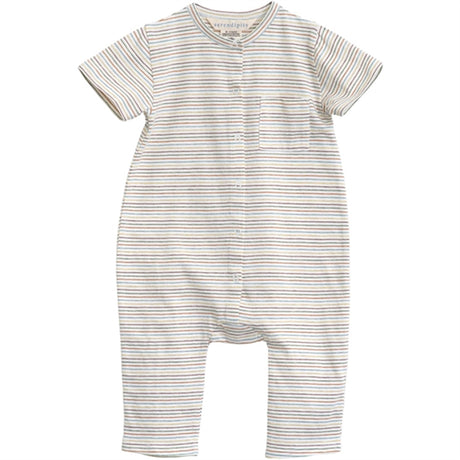 Serendipity Rainbow Stripe Baby Jersey Pocket Heldrakt