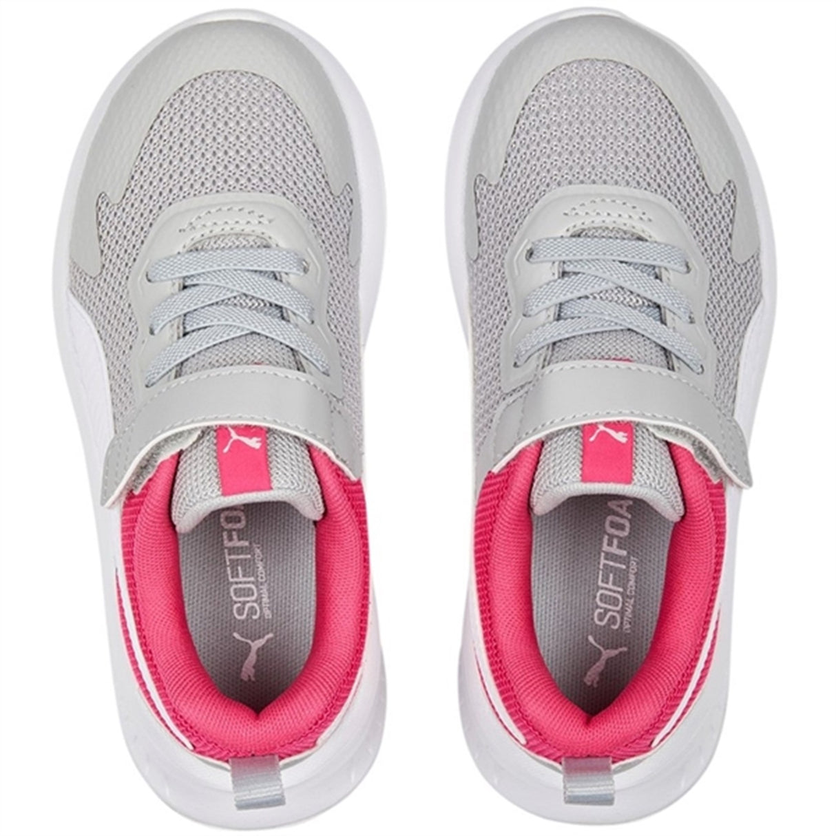 Puma Puma Evolve Run Mesh AC+ PS Cool Light Gray-White-Glowing Pink Sneakers