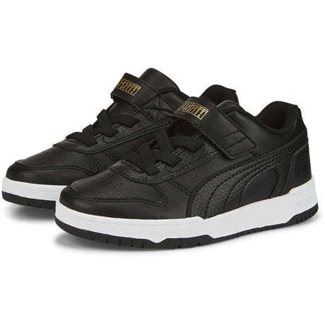 Puma RBD Game Low AC+PS Black-Black- Team Gold- White Sneakers