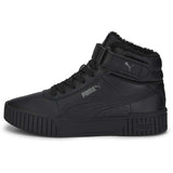 Puma Carina 2.0 Mid WTR Jr Black-Black-Dark Shadow Sneakers 2