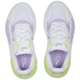 Puma X-Ray Speed Play Jr White-Vivid Violet-Lily Pad Sneakers