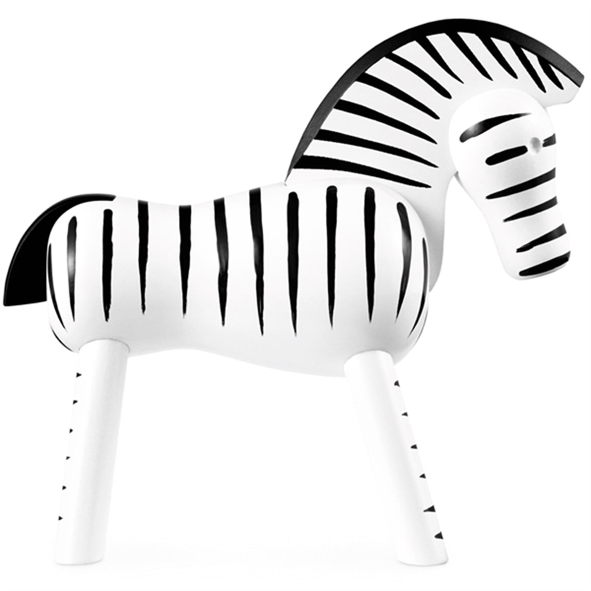 Kay Bojesen Zebra Sort/Hvid