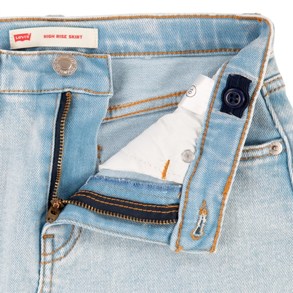 Levi's High Rise Denim Skjørt Blue 2