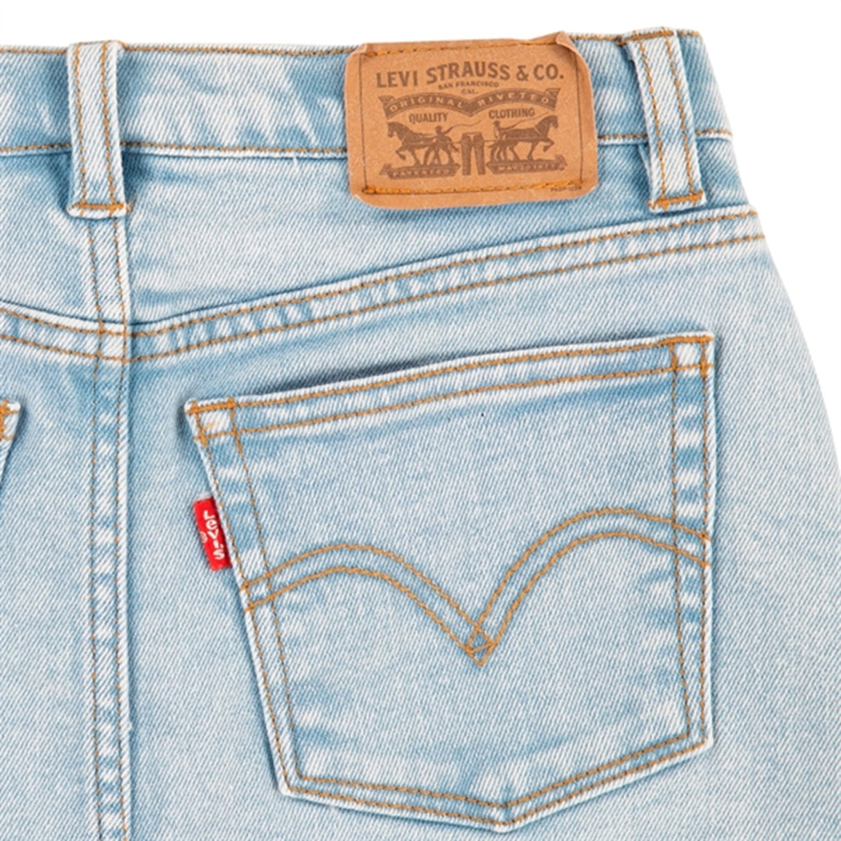 Levi's High Rise Denim Skjørt Blue 3