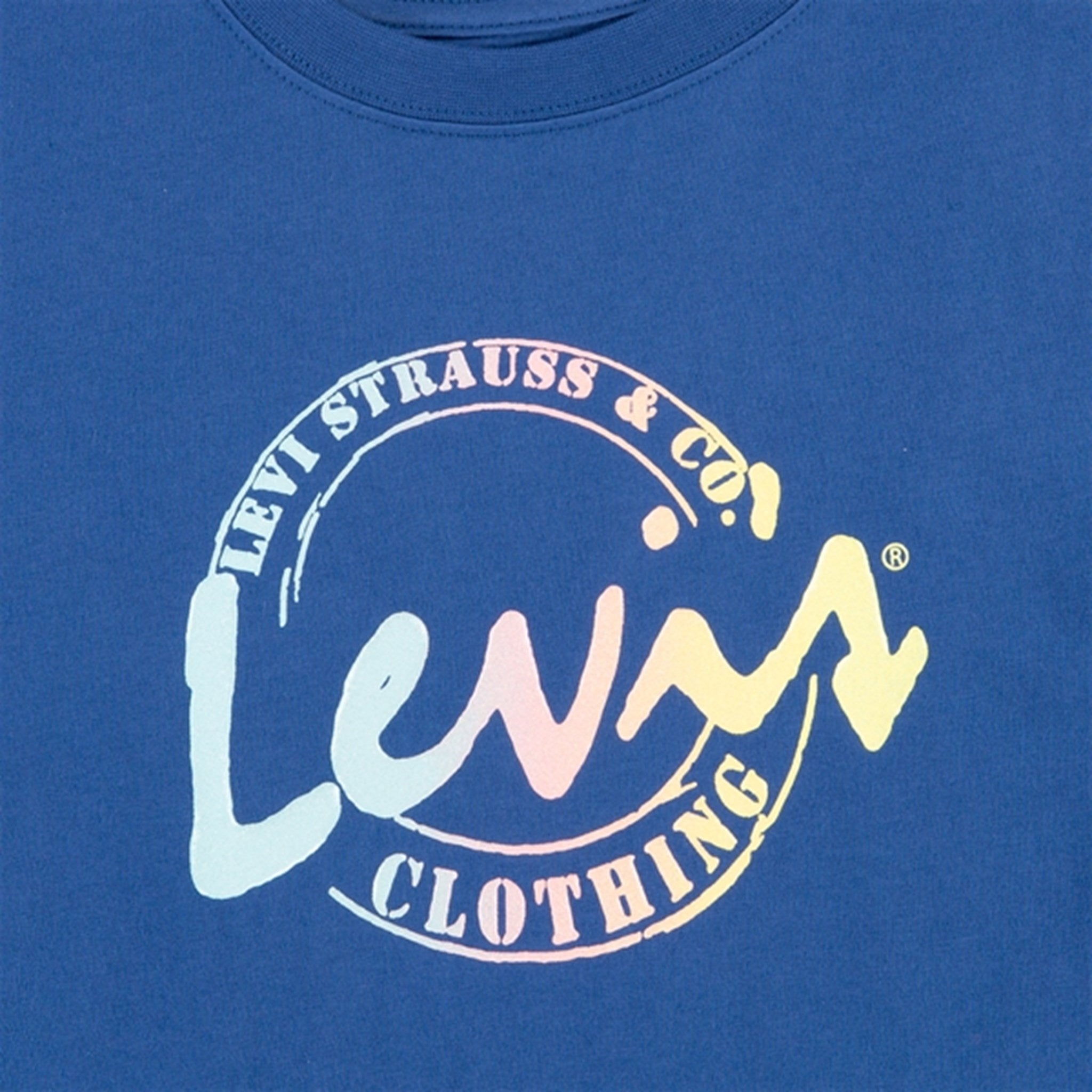 Levi's Meet and Greet Script T-shirt Blue 2