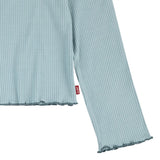 Levi's Scoop Neck Ribbed Genser Aqua Sea Blue 3