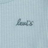 Levi's Scoop Neck Ribbed Genser Aqua Sea Blue 2