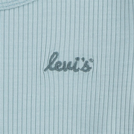 Levi's Scoop Neck Ribbed Genser Aqua Sea Blue 2