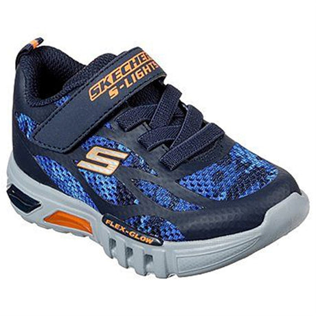 Skechers Flex-Glow Sneakers Rondler Navy Orange