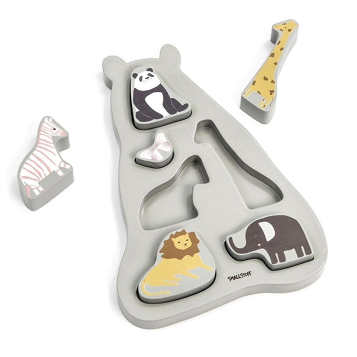 Smallstuff Gåter Zoo Wooden