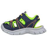 Skechers Relix Letvægts River Sandal Navy Lime 2