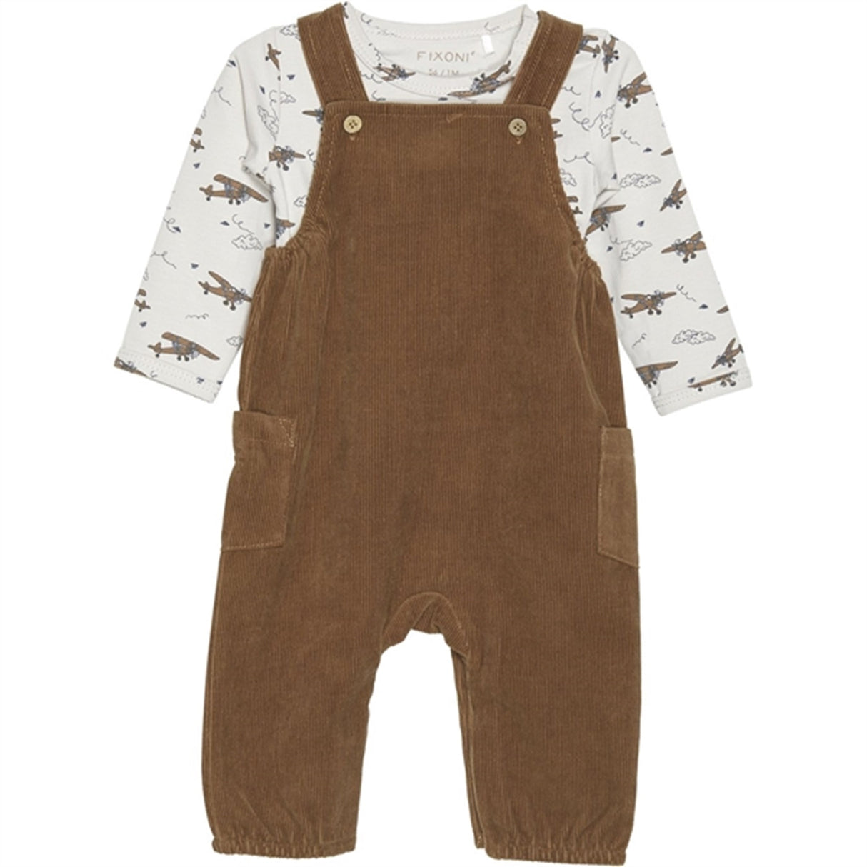 FIXONI India Ink Sett m. Body & Fløjs Romper