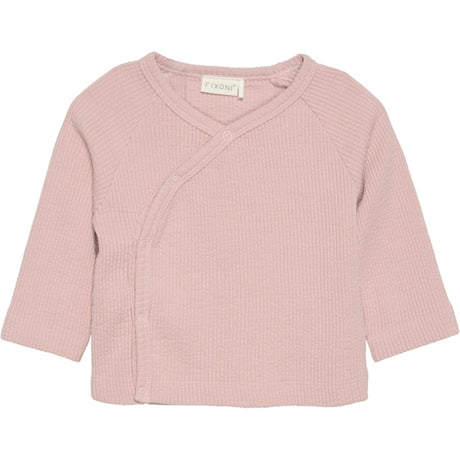 FIXONI Misty Rose Cardigan Waffle