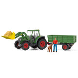 Schleich Farm World Tractor with Trailer