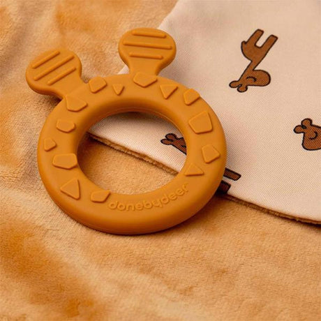 Done by Deer Comfort Teether Raffi Mustard 2