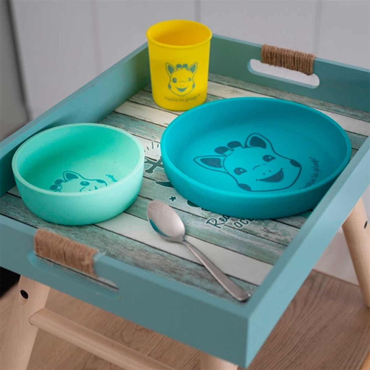 Sophie la Girafe Silicone Meal Set Turkis